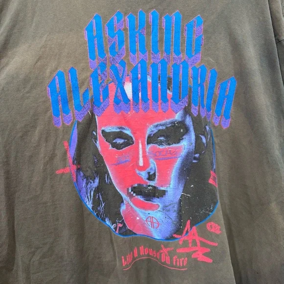 Asking Alexandria Graphic Tee - Gray - Picture 2 of 3